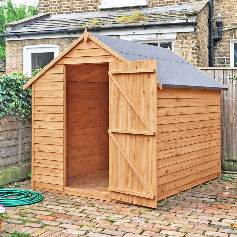 Shire 8 x 6ft Dip Treated Overlap Shed Image 3