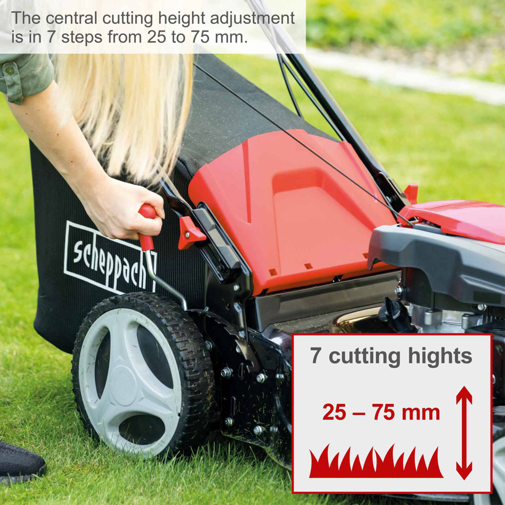 Scheppach MS173-51 Self-Propelled 51cm Petrol Lawn Mower Image 5