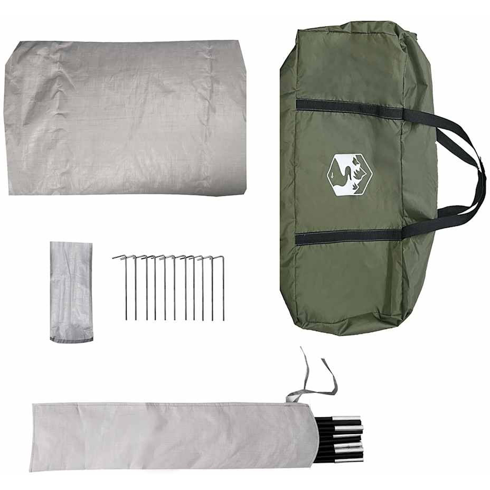 Walplus 5 Person Olive Green Waterproof Fishing Tent Image 6