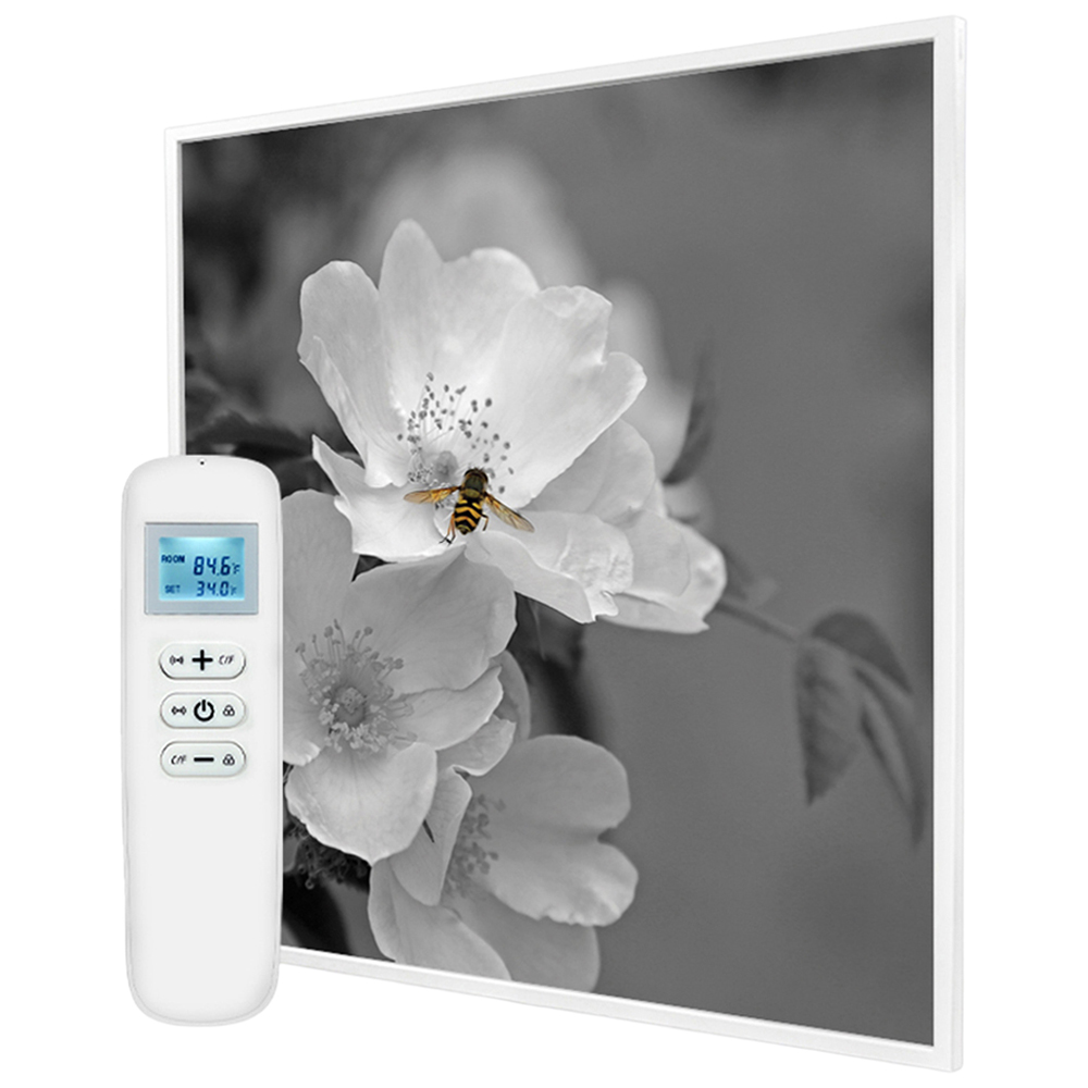 Mirrorstone Nexus Pollination Image Wi-Fi Infrared Heating Panel 350W 595 x 595mm Image 1
