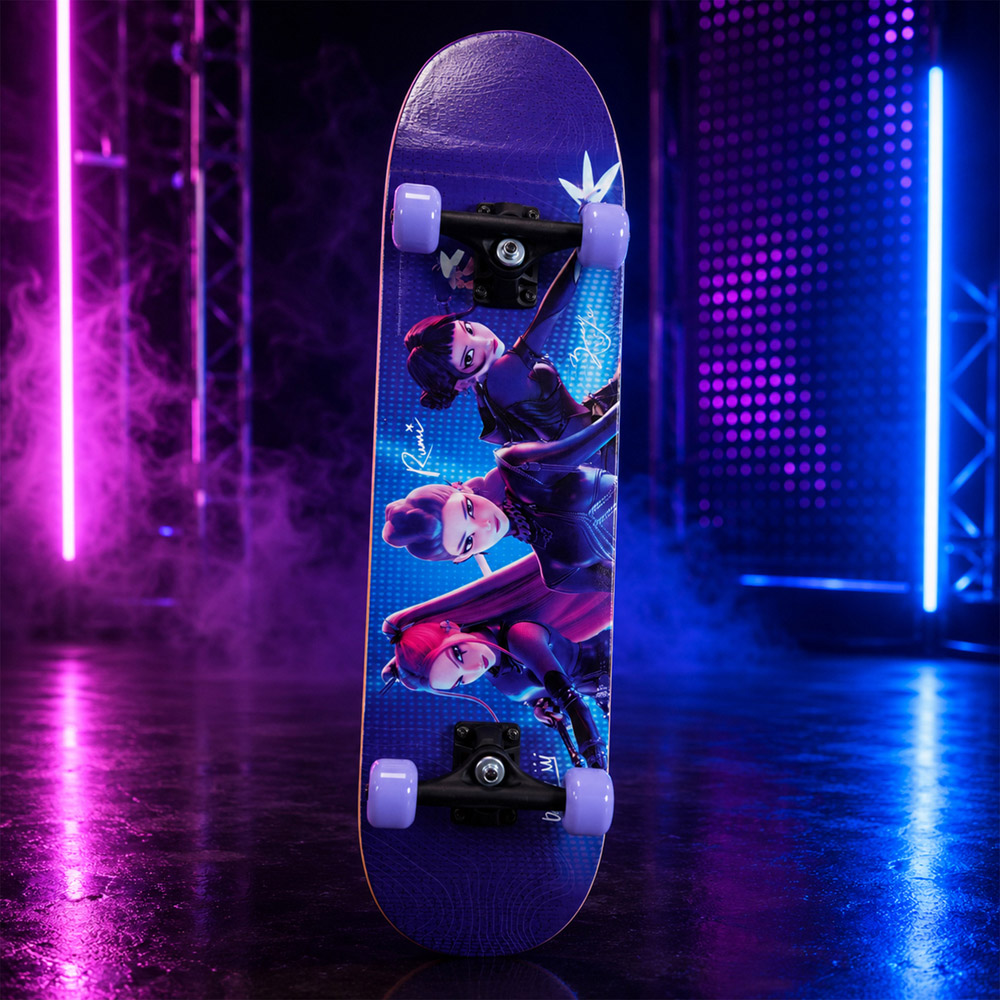 K-Pop Demon Hunters Takedown Kids Yong Xing Skateboard Image 6