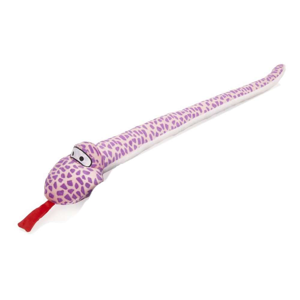 Single Wilko Plush Snake Dog Toy in Assorted styles Image 2