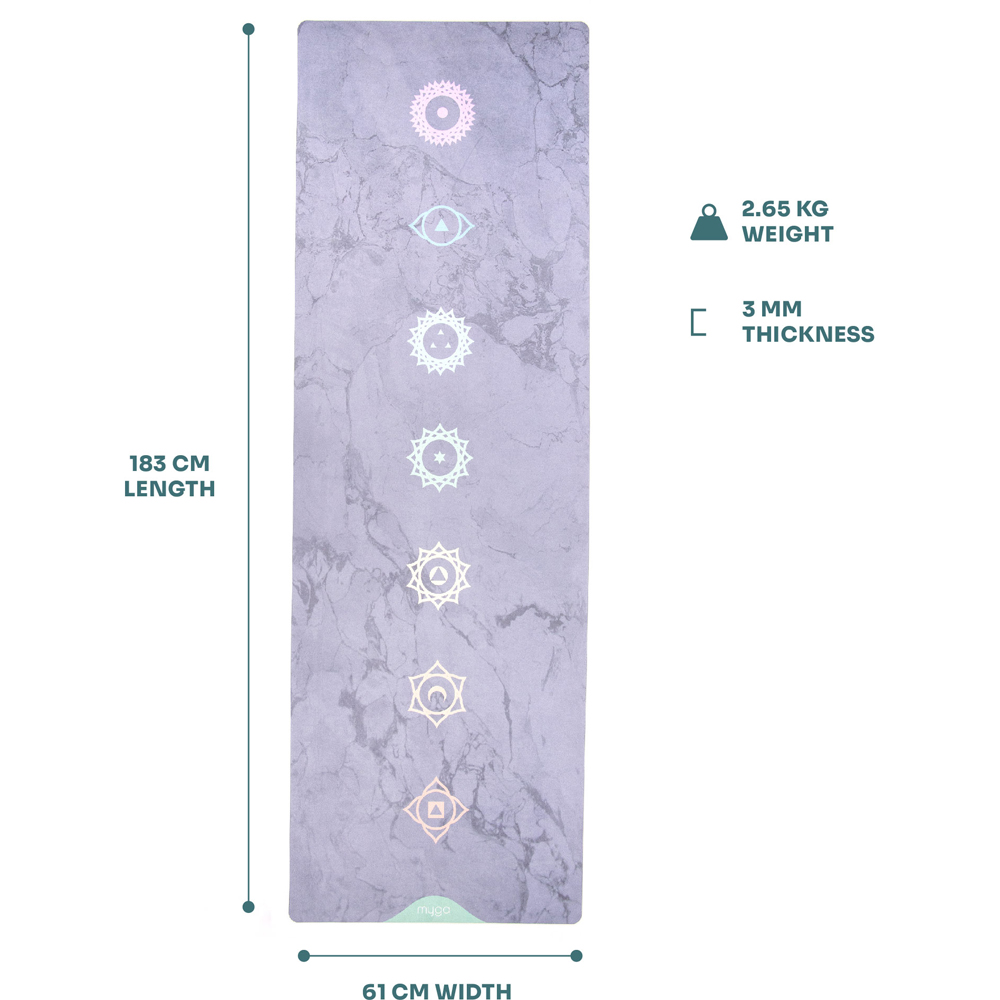 Myga Chakra Vegan Suede Yoga Mat Image 4