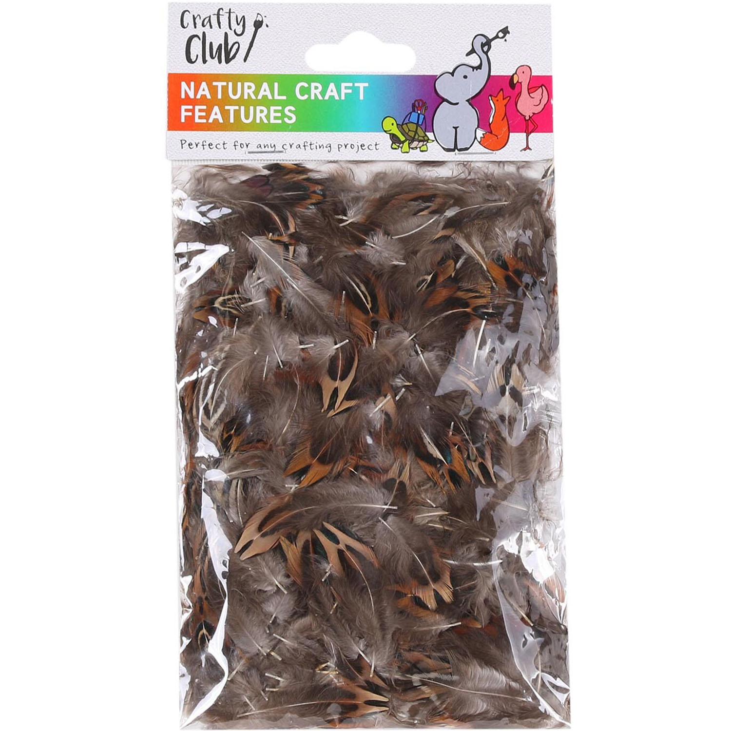 Crafty Club Natural Craft Feathers Image