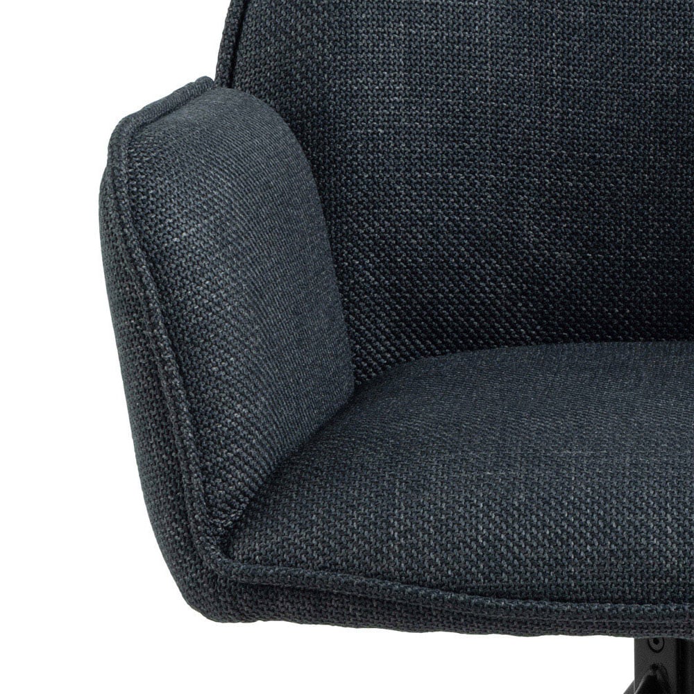 Florence Glenda Grey Swivel Dining Chair Image 5