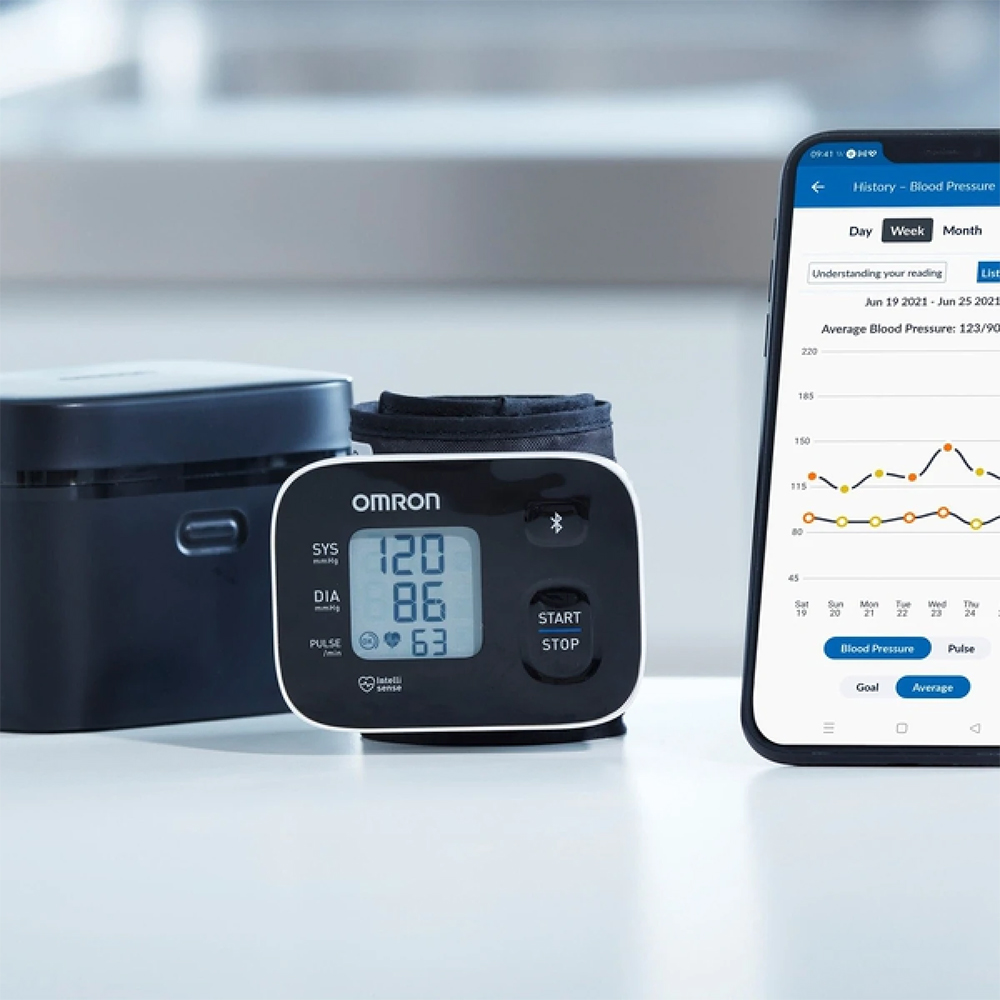 Omron RS3 Automatic Wrist Blood Pressure Monitor Image 3