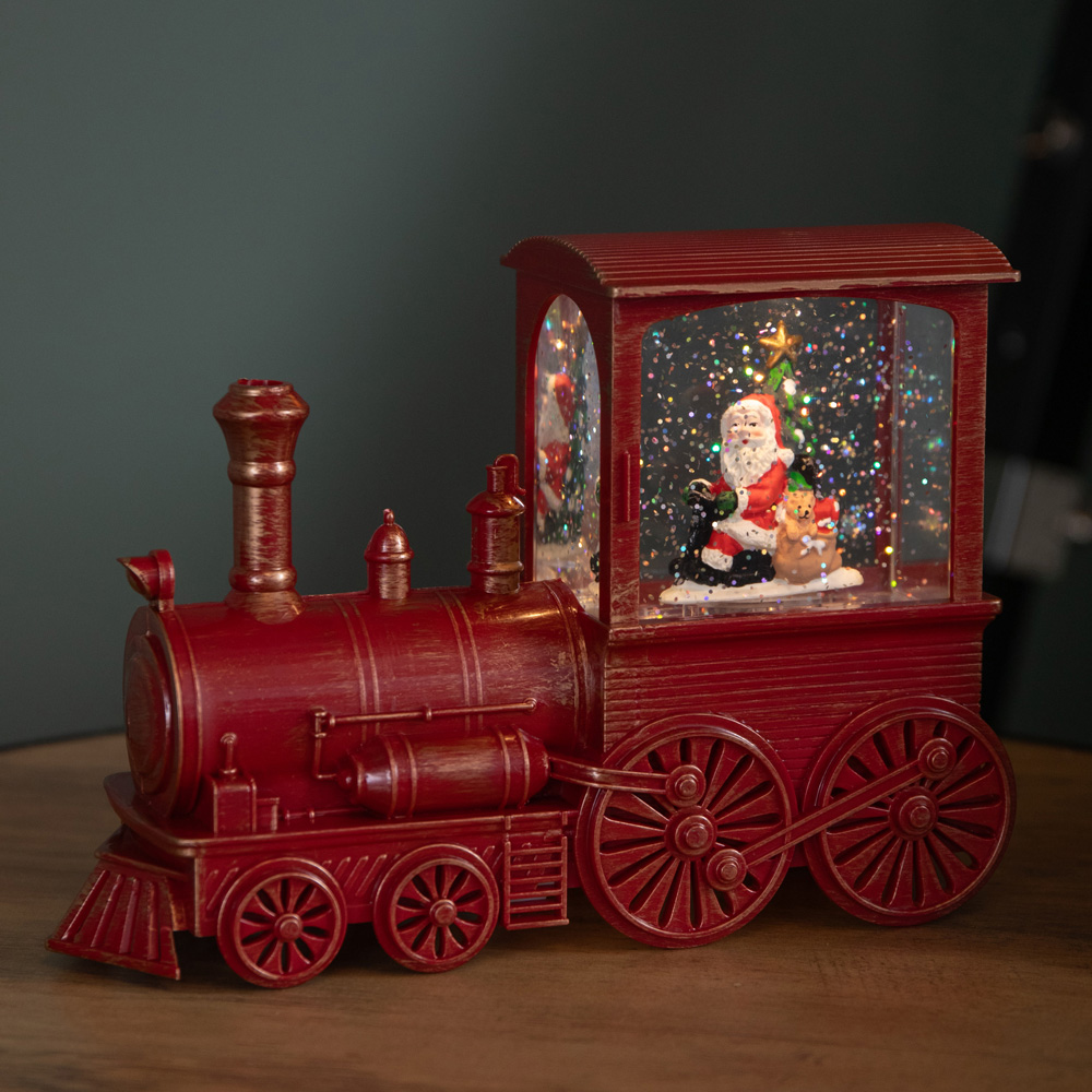 Samuel Alexander Snow Swirl Train Christmas Decoration 17cm Image 2