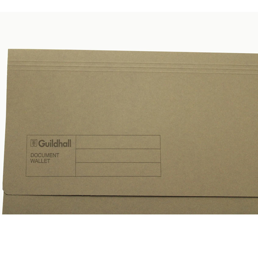 Exacompta Guildhall Grey A4+ Manilla Document Wallet 50 Pack Image 6