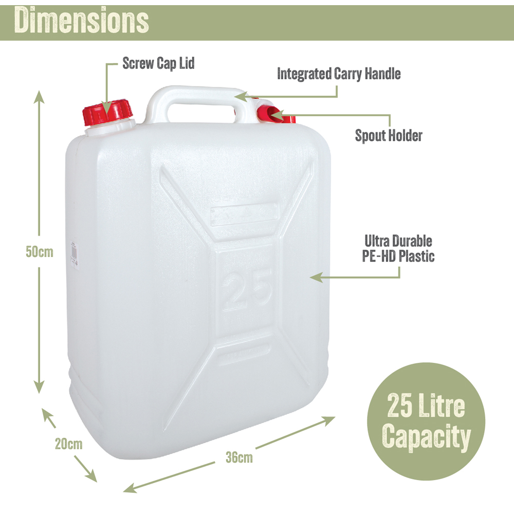Milestone Camping Jerry Can 25L Image 9