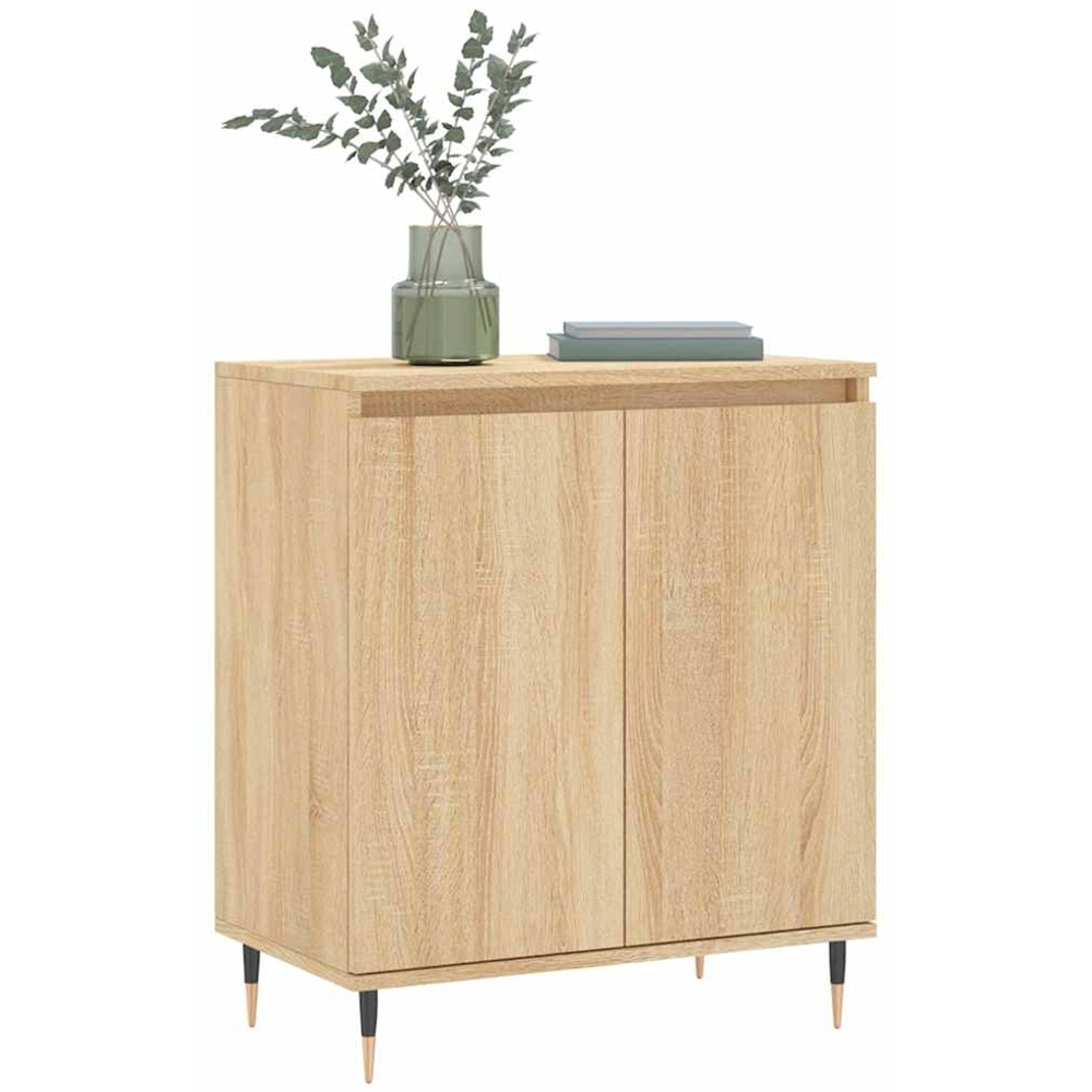 vidaXL 2 Door Sonoma Oak Sideboard Image 3