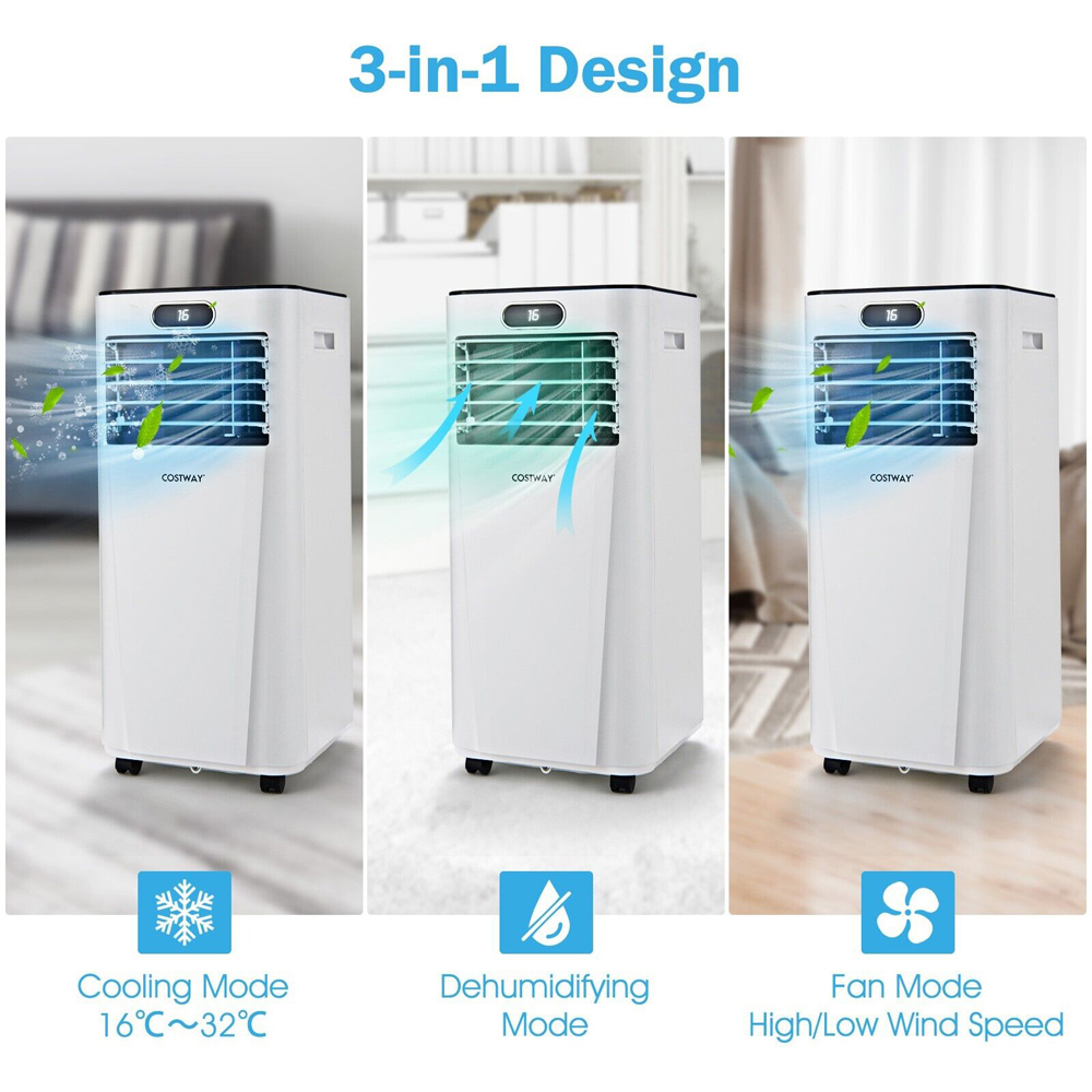 Costway 9000BTU Portable Air Conditioner with WiFi Image 6