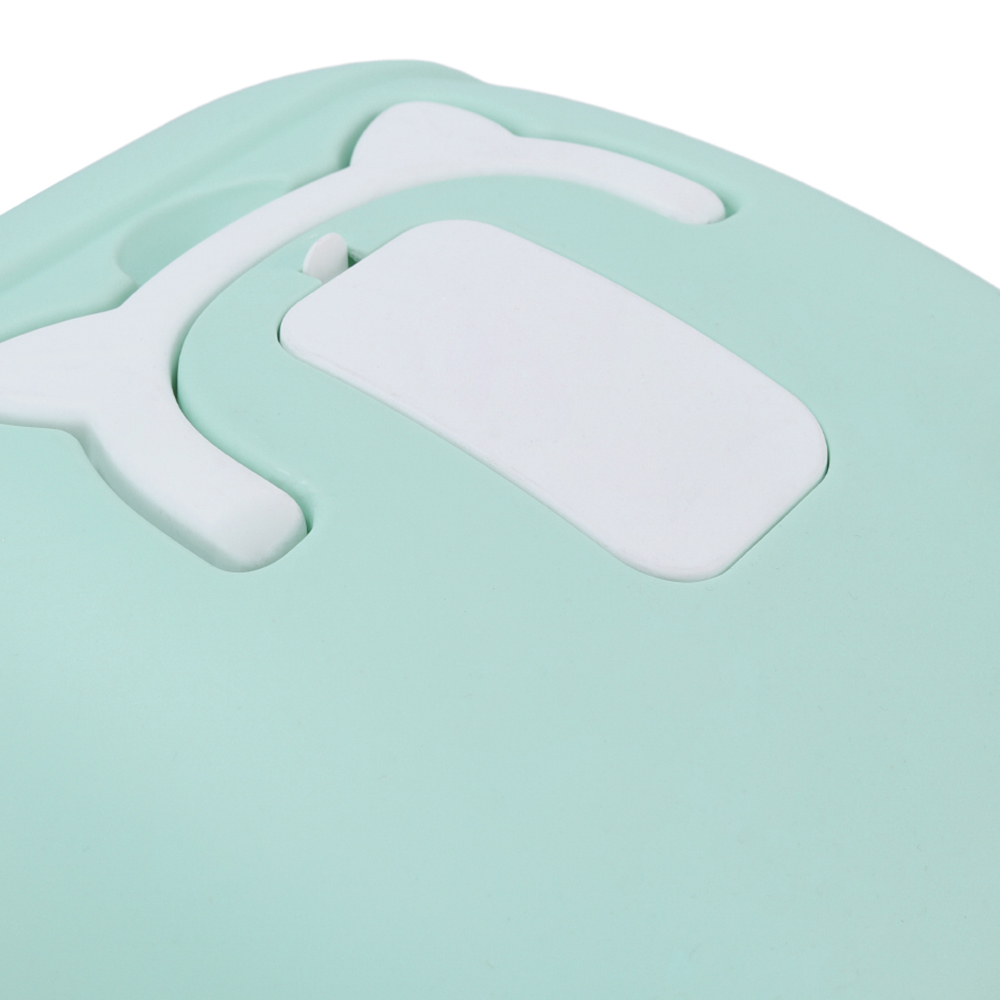 H&O Direct Enclosed Green Cat Litter Box with Handle and Scoop Image 5