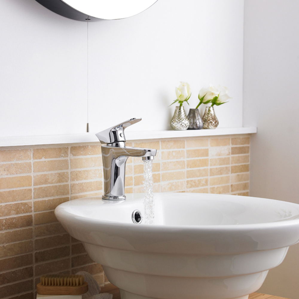 nuie White 1 Tap Hole Round Vessel 460mm Image 2