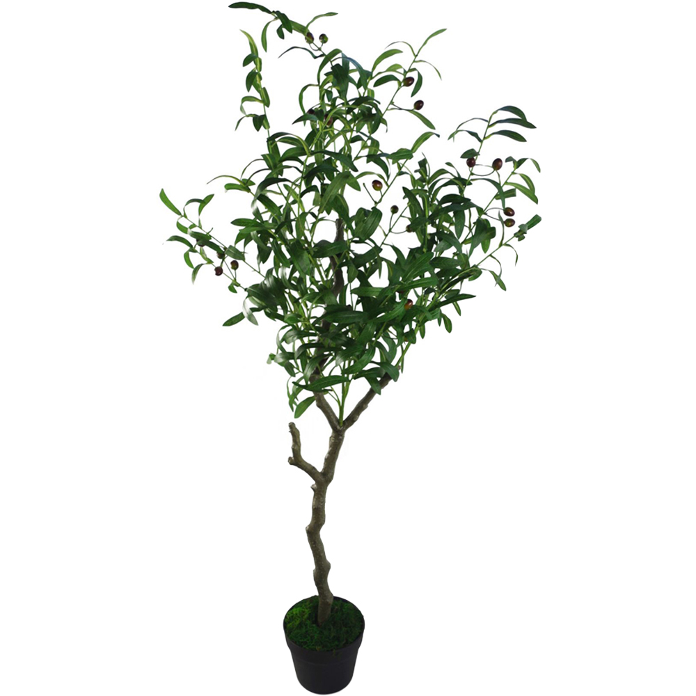 Leaf Olive Bush Artificial Tree 4ft Image 1