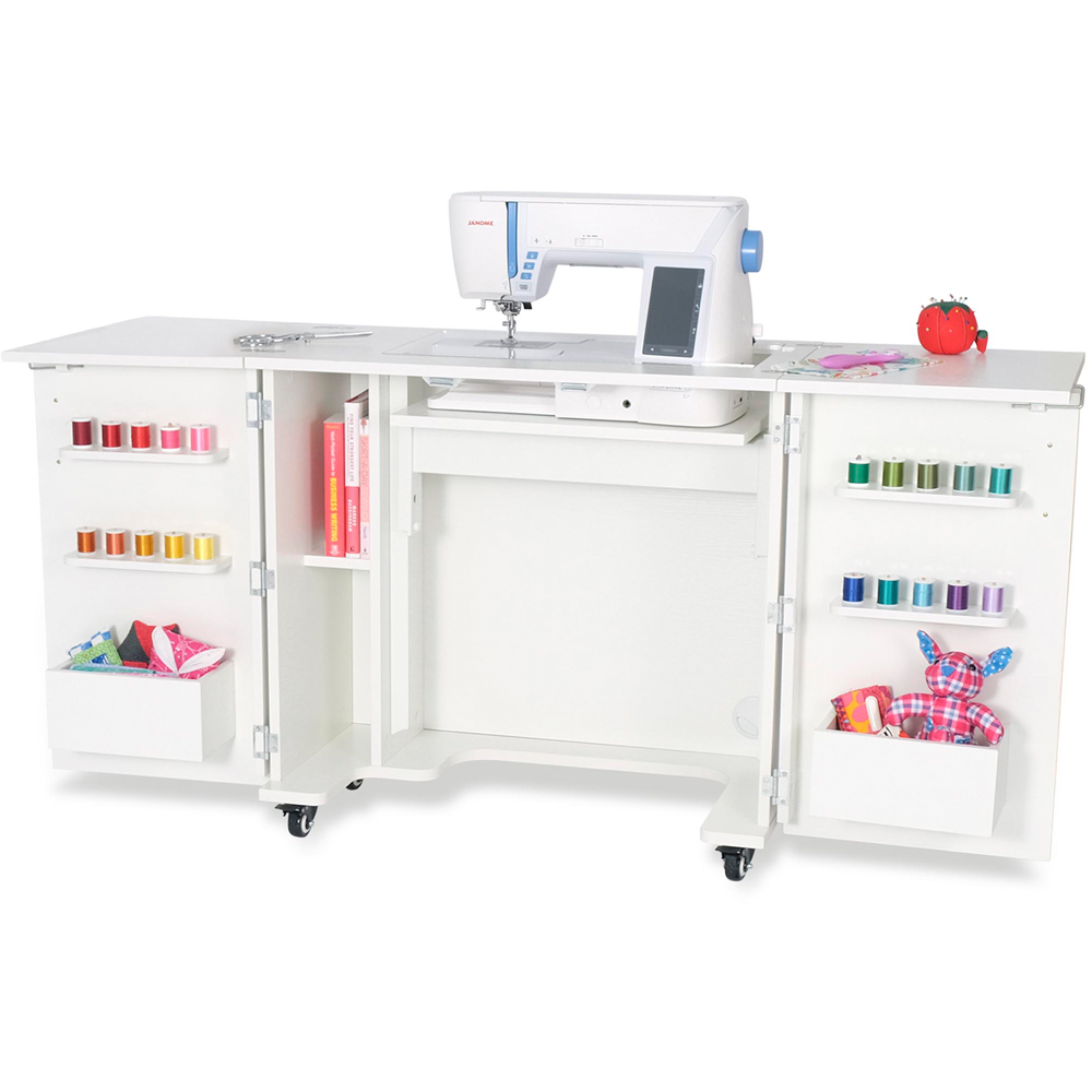 Arrow Cabinets Bandicoot K8211 Ash White Fold-Away Sewing Cabinet Image 5