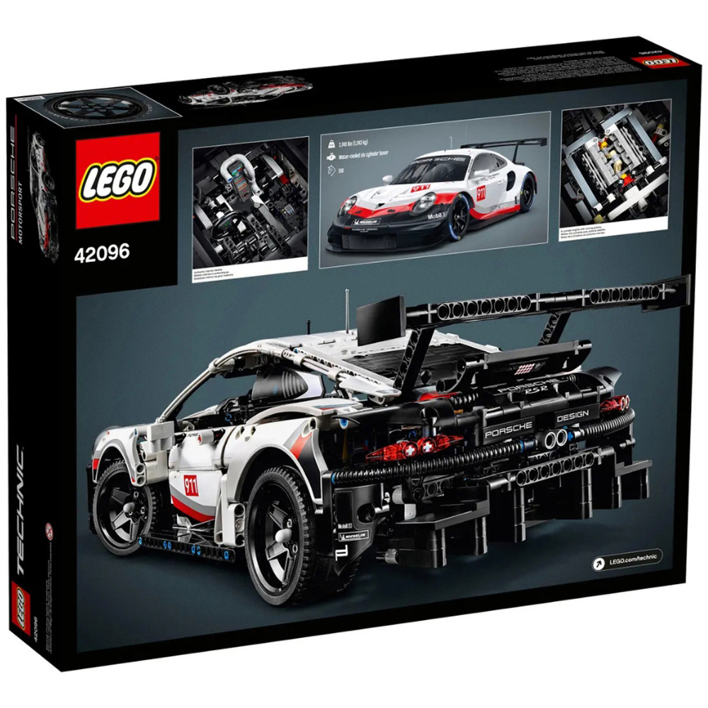 LEGO 42096 Technic Porsche 911 RSR Building Toy Set Image 6