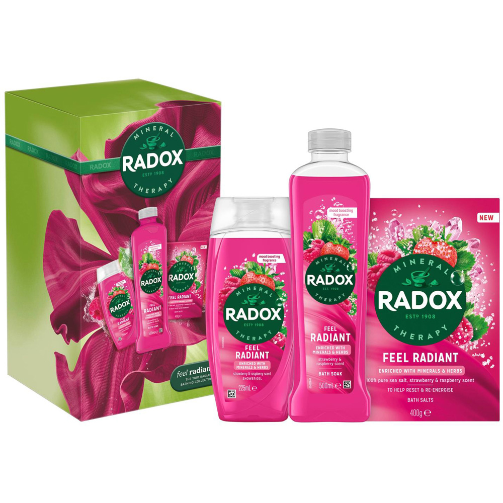 Radox Feel Radiant Collection 3 Piece Gift Set 2 Pack Image 6