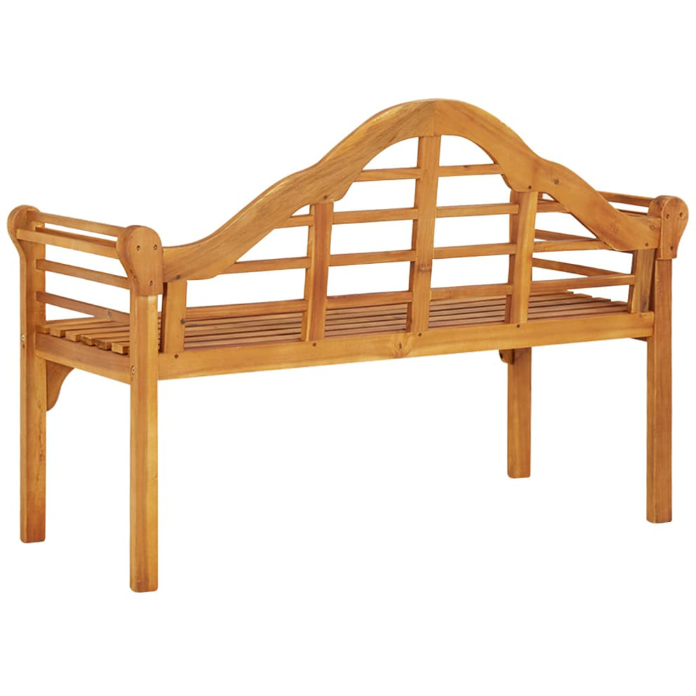 vidaXL 2 Seater Brown Solid Acacia Wood Garden Bench Image 4
