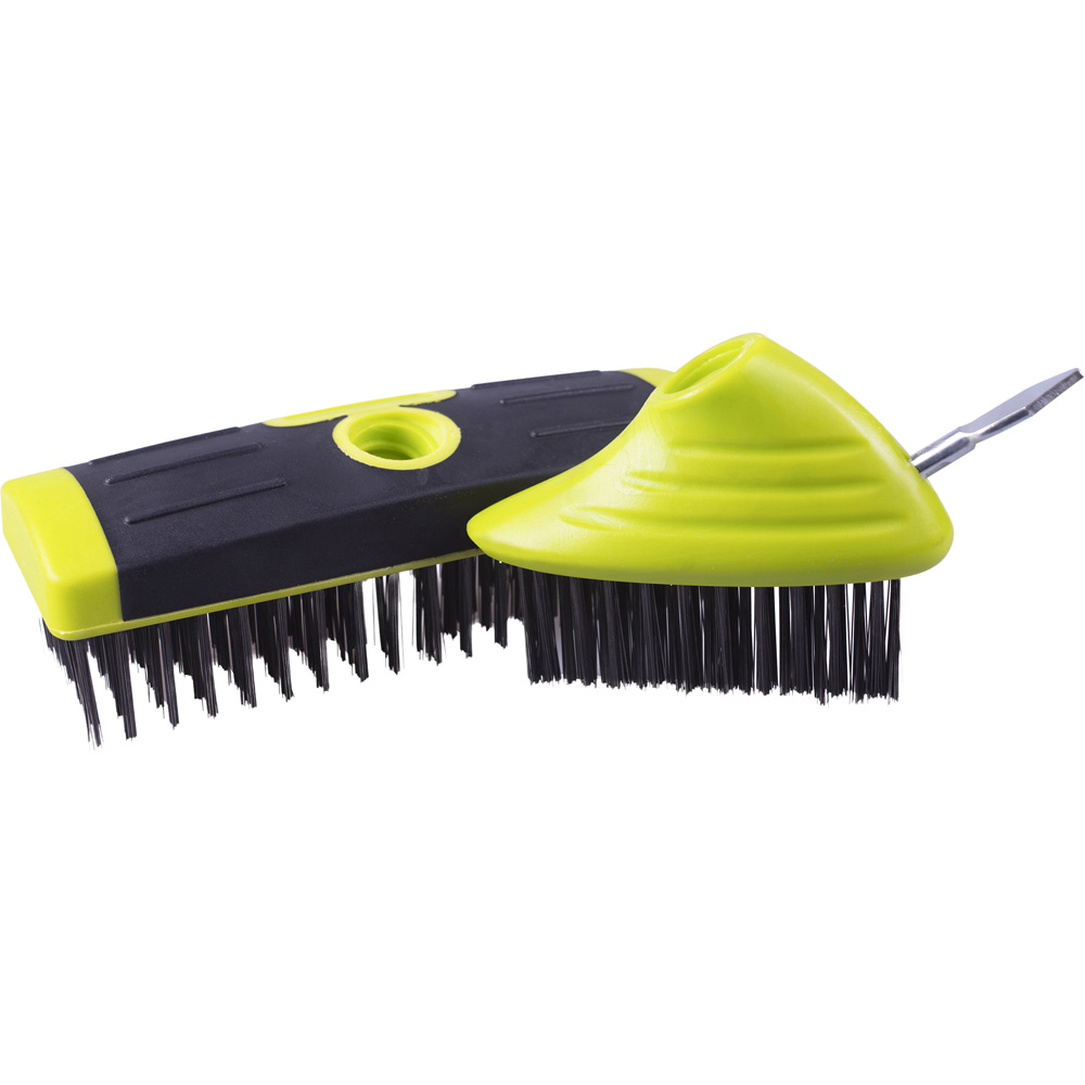 St Helens Green Extendable Patio Cleaning Brush and Weed Removal Set Image 3