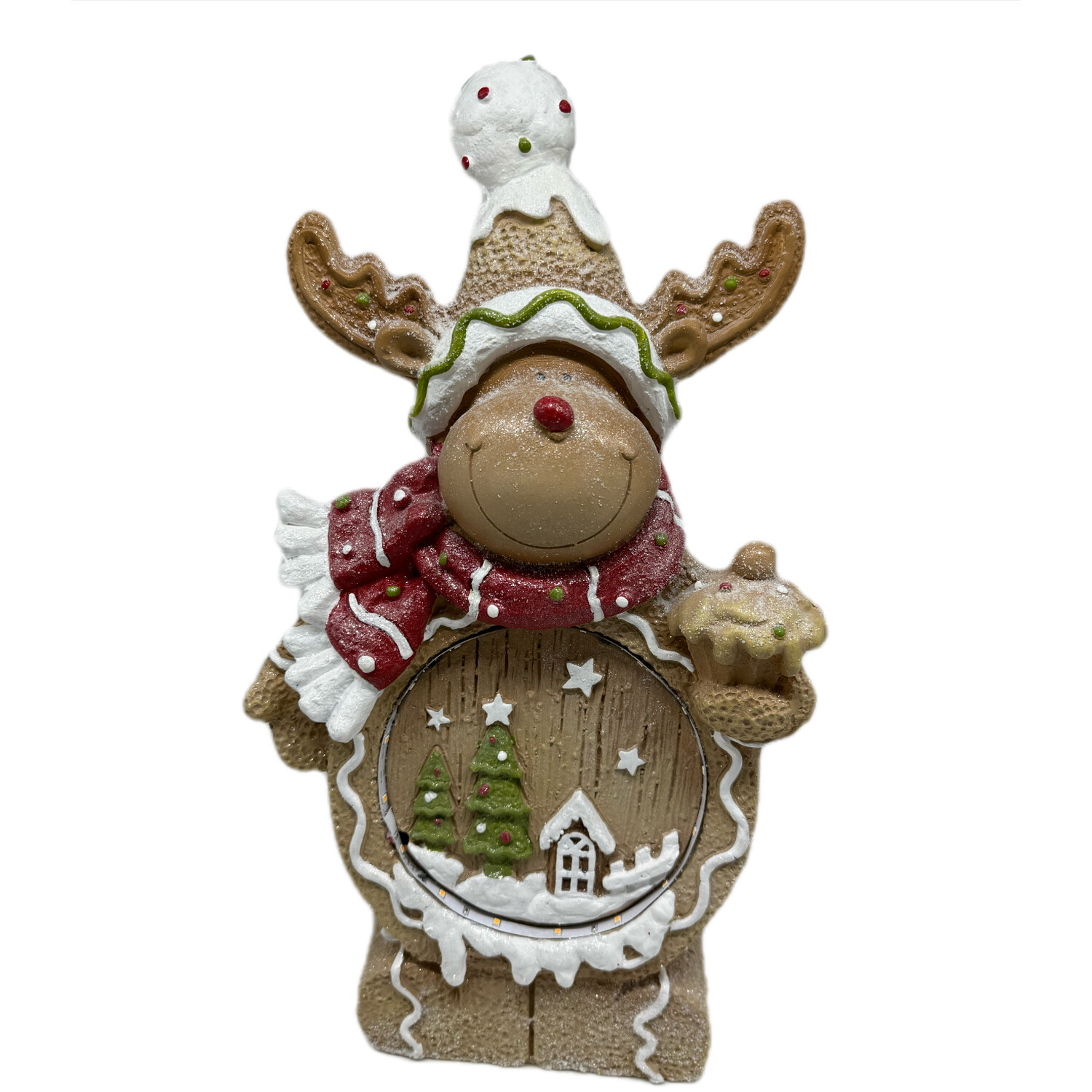 LED Gingerbread Reindeer Image 2