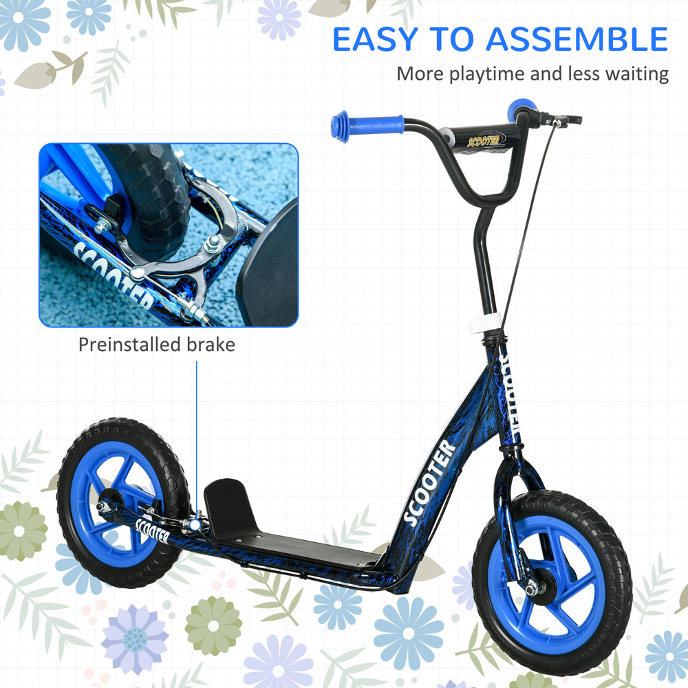 Tommy Toys AIYAPLAY Blue Adjustable Handlebar Kids Kick Scooter Image 5
