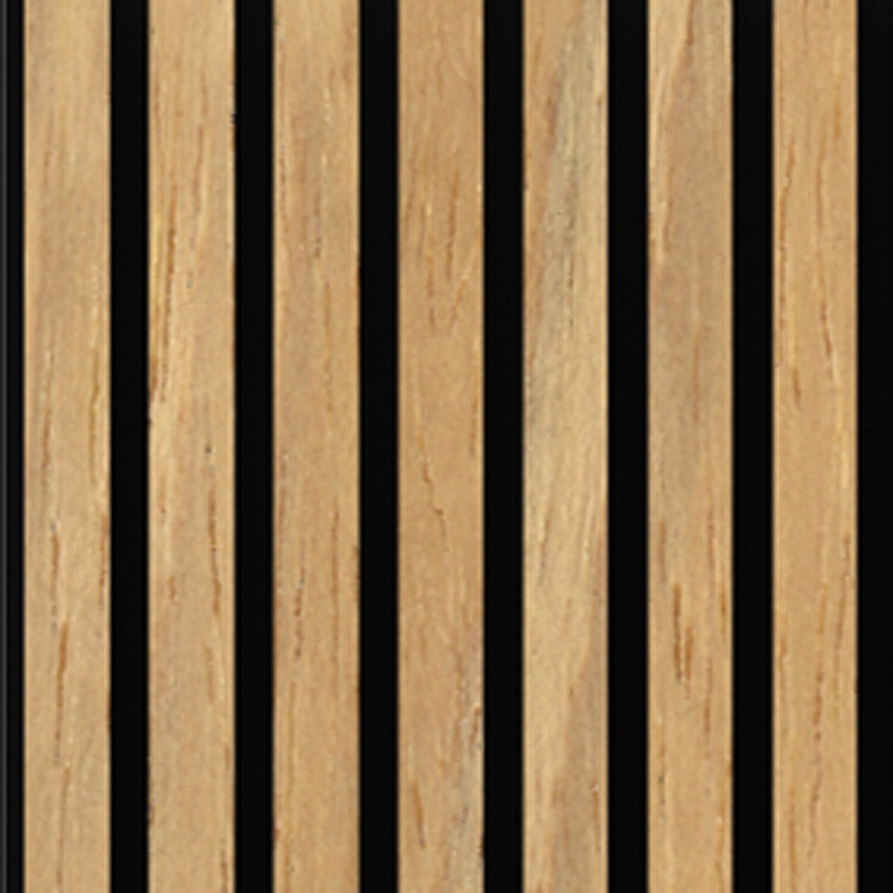 Decorative Acoustic Wall Panel Natural Oak Image 1