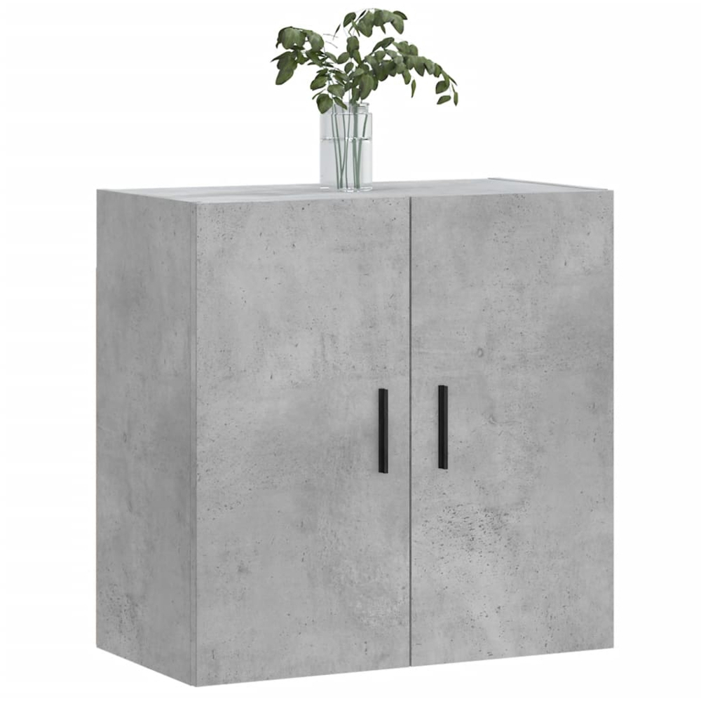 vidaXL 2 Door Concrete Grey Wall Cabinet Image 3