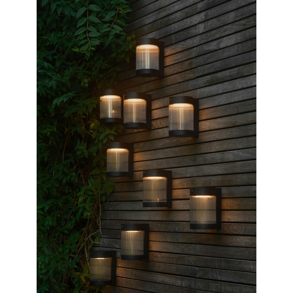 Nordlux Coupar Solar Black Wall Light Image 9