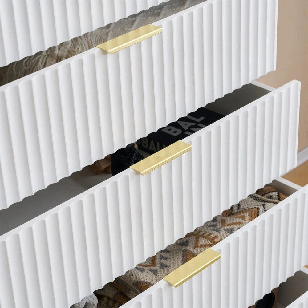 Kosy Koala 5 Drawer White and Gold Storage Chest Image 5