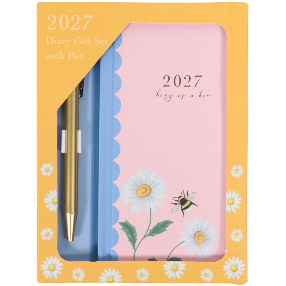 2027 Bee Diary Gift Set with Pen Image 2