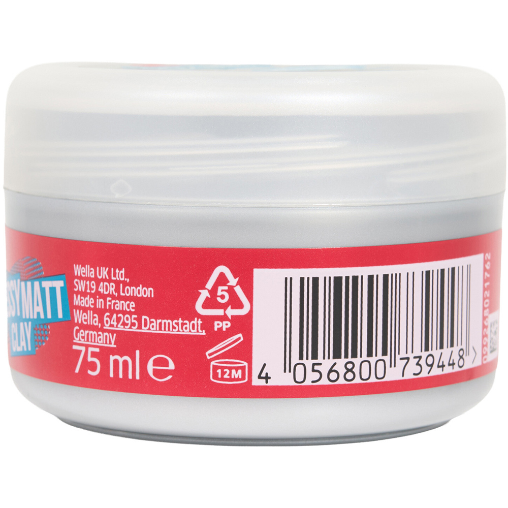 Wella Shockwaves Ultra Messy Matt Clay Image 4