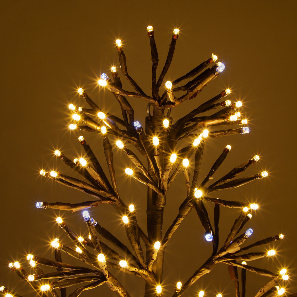The Christmas Workshop 744 Warm White LED Twinkling Starburst Xmas Tree 6ft Image 3