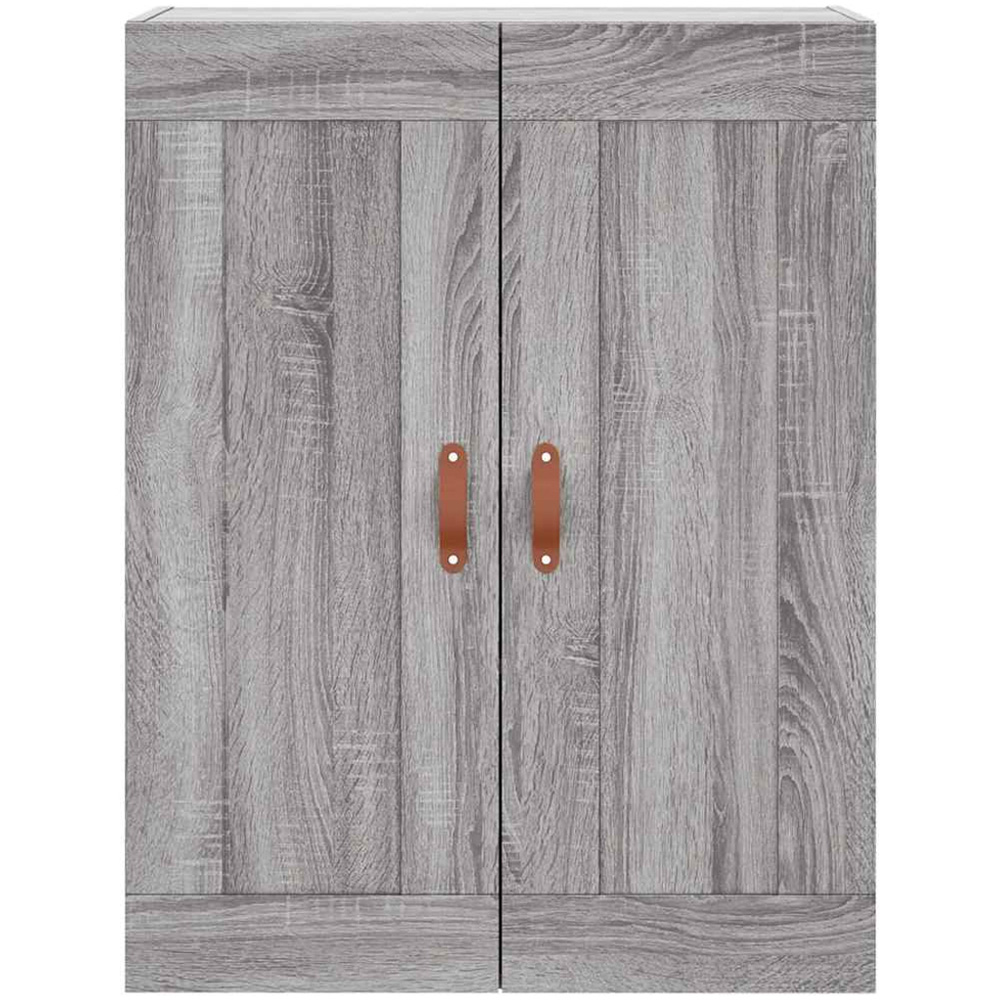 vidaXL 2 Door Grey Sonoma Wall Mounted Cabinet Image 7