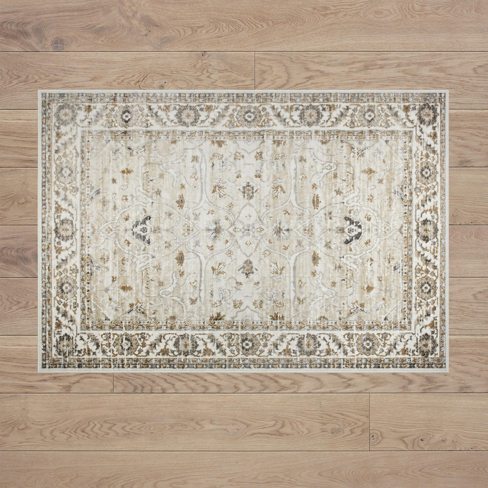 Arthouse Muse Traditional Floral Natural Rug 120 x 170cm Image 3