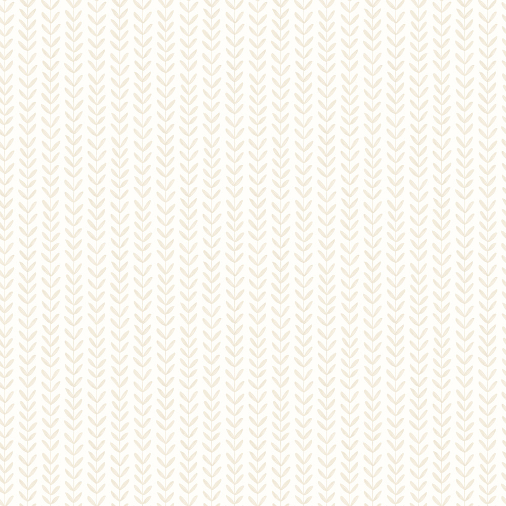 Hoopla Walls Elegance Ditsy Leaf Stripe Linen Wallpaper Image 1