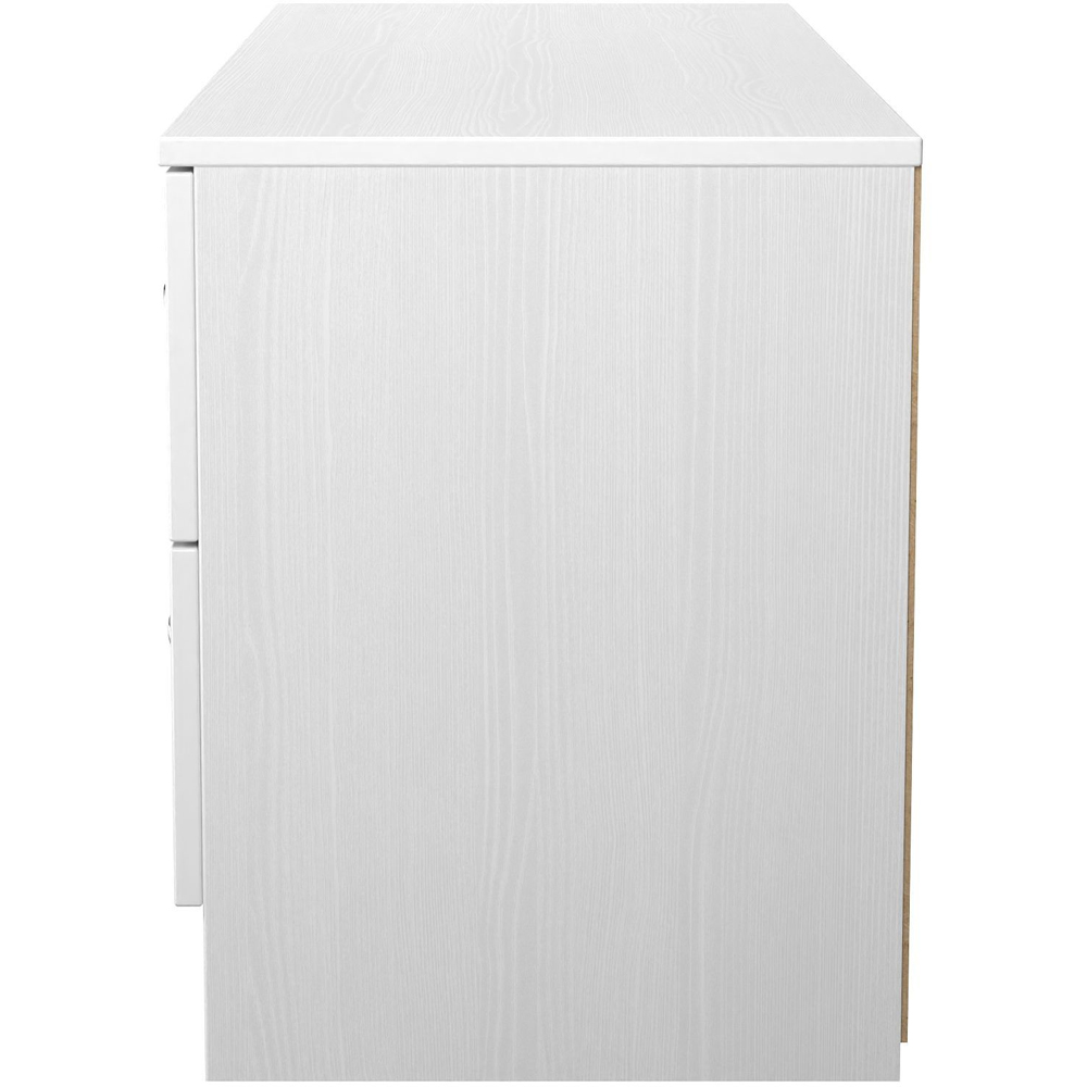Crowndale Dorset 4 Drawer Signature White Bed Box Ready Assembled Image 3