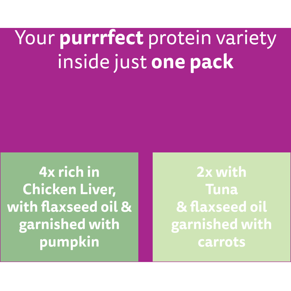 Pack of 6 Whiskas Superfoods in Jelly Cat Food Chicken Liver with Tuna Image 5