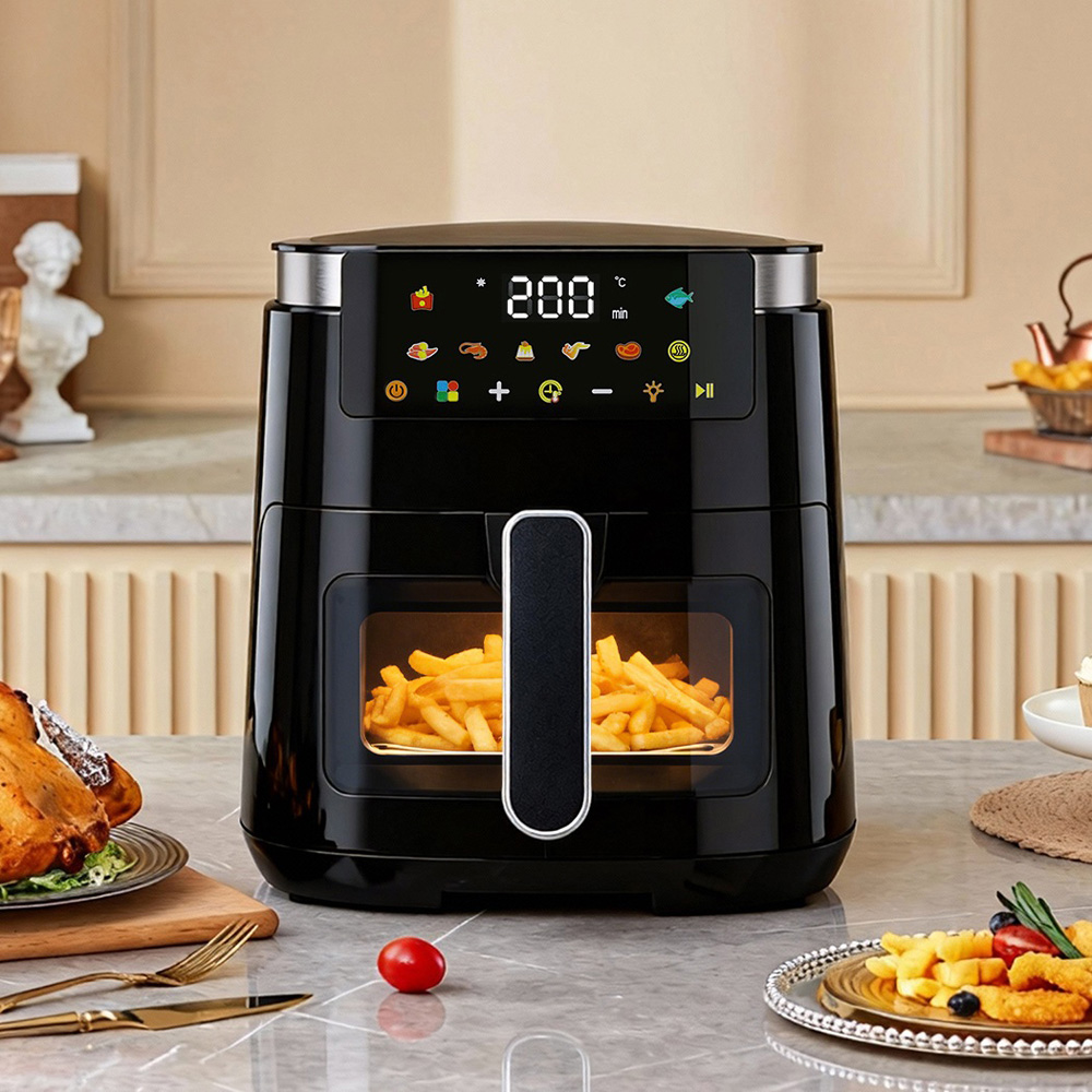 Spector FR1008-BK-UK Black Oil-Free Digital Air Fryer 5L 1250W Image 2