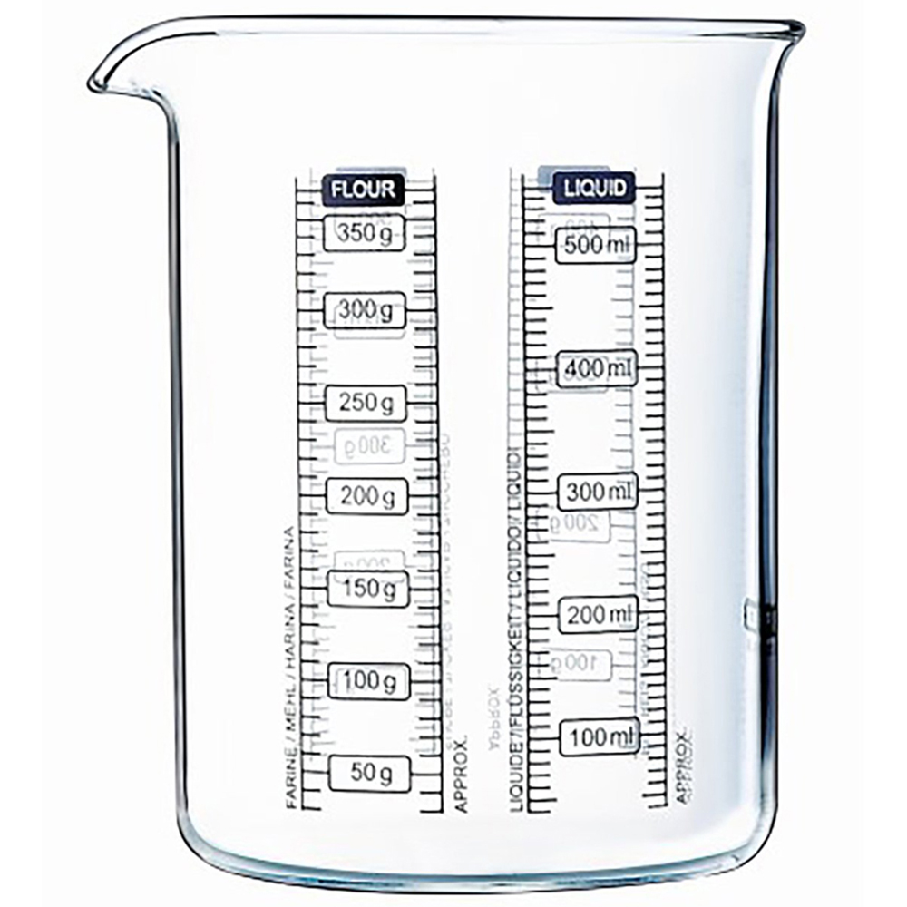 Pyrex Kitchen Lab 500ml Measure and Mix Jug Image 1