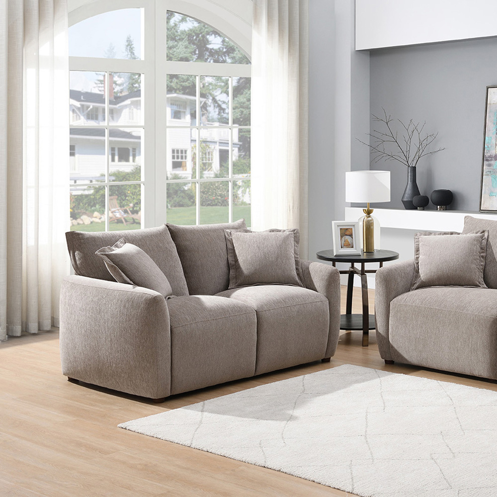 Bedford 2 Seater Stone Sofa Image 3