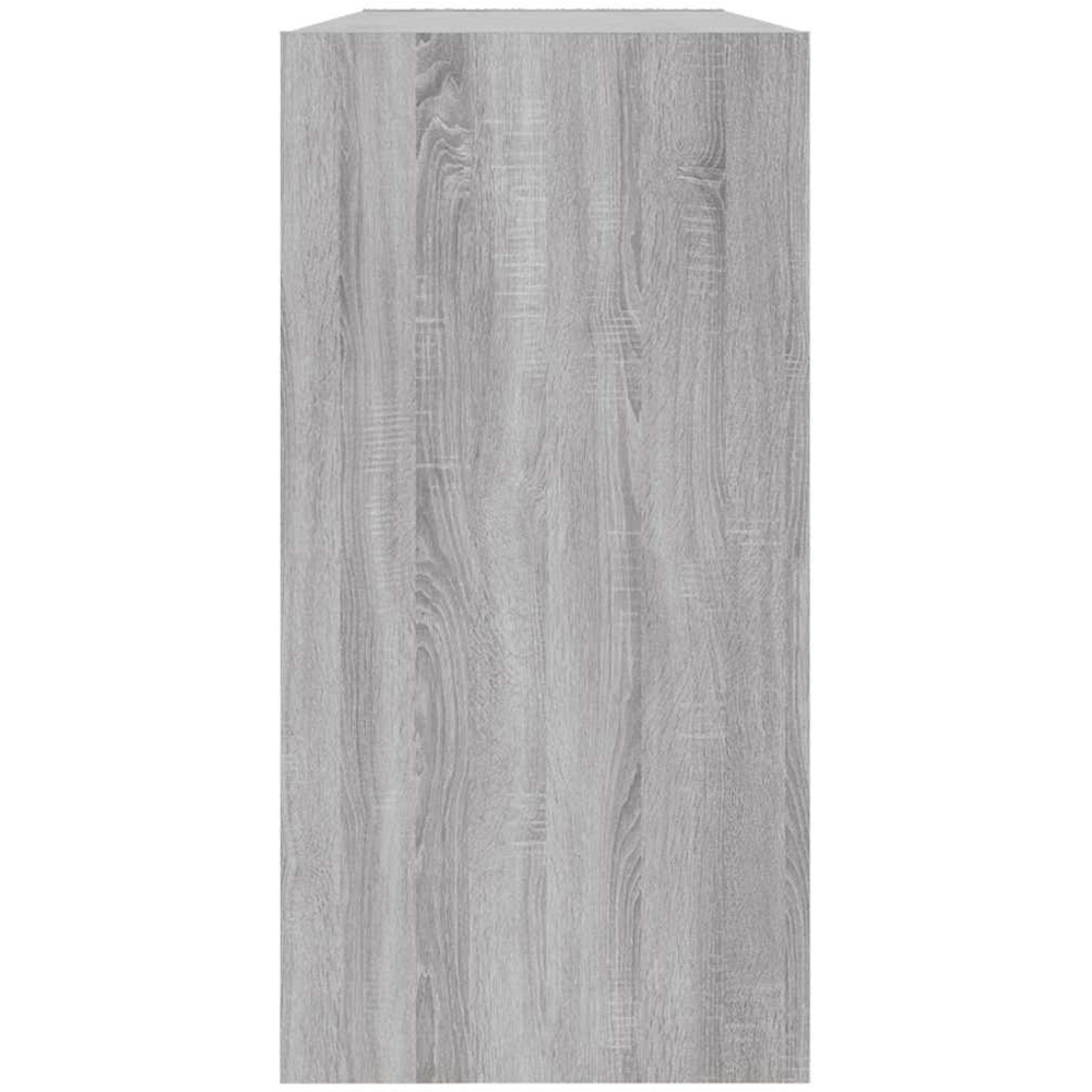 vidaXL 5 Shelf Sonoma Grey Bookcase Image 7
