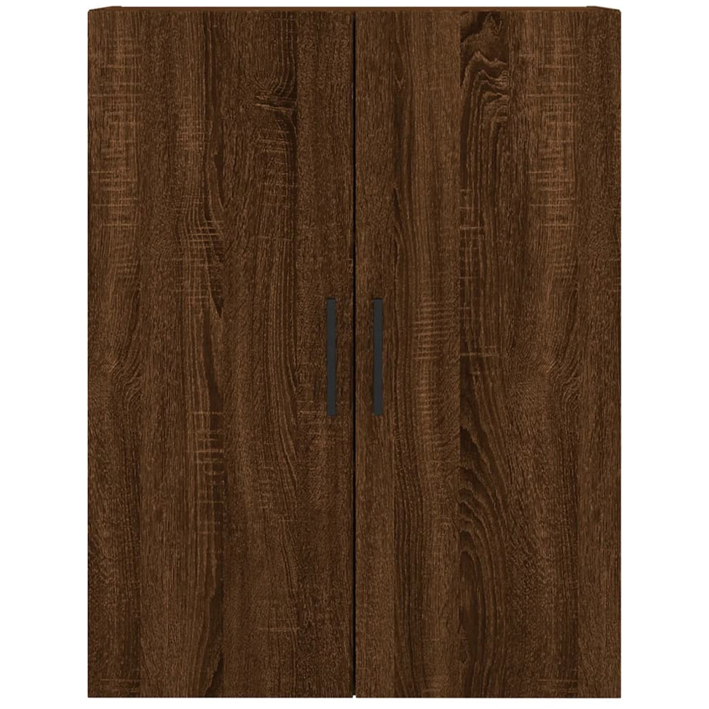 vidaXL 2 Door Brown Oak Wall Mounted Cabinet Image 7