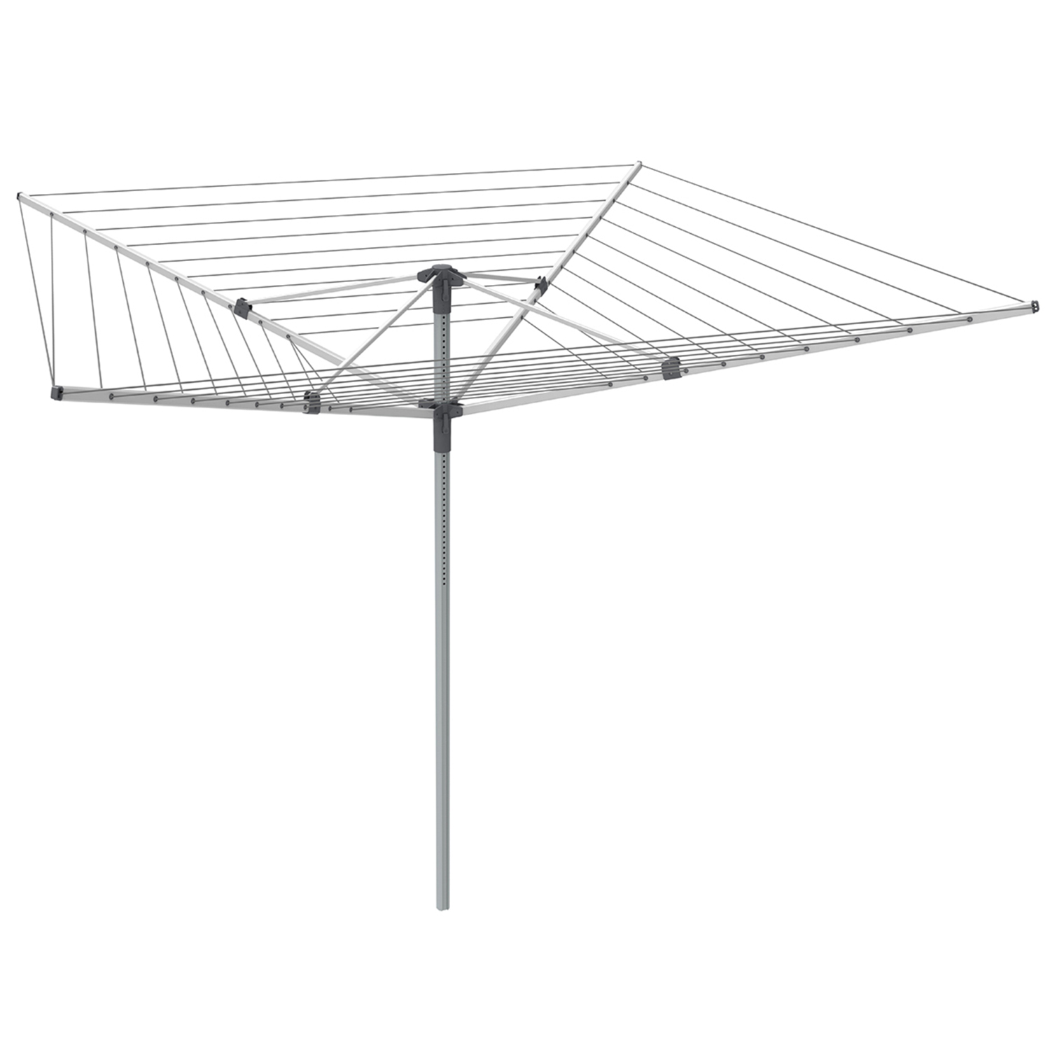 Addis Grey 4 Arm Rotary Airer Image