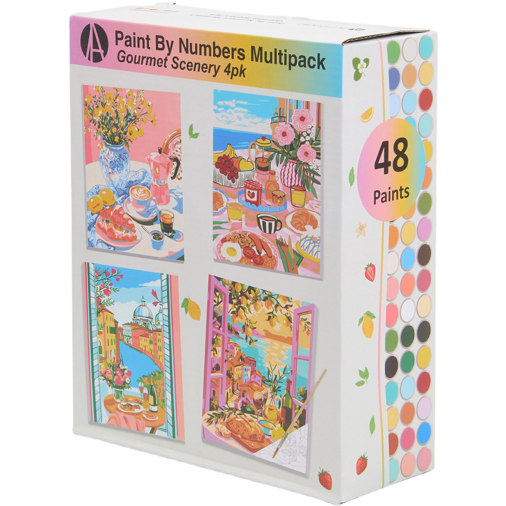 Gourmet Scenery Paint By Numbers Kits Image 5