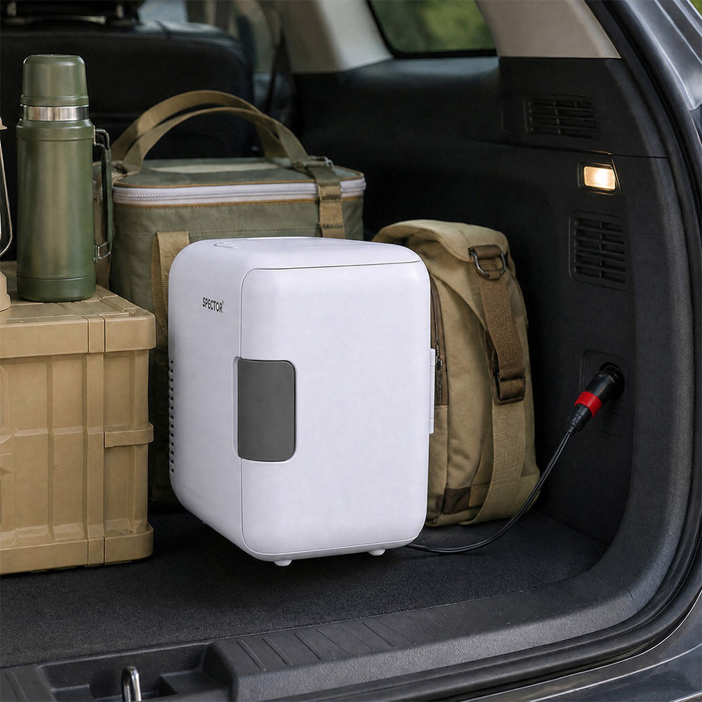 Spector White Portable Mini Fridge Image 2