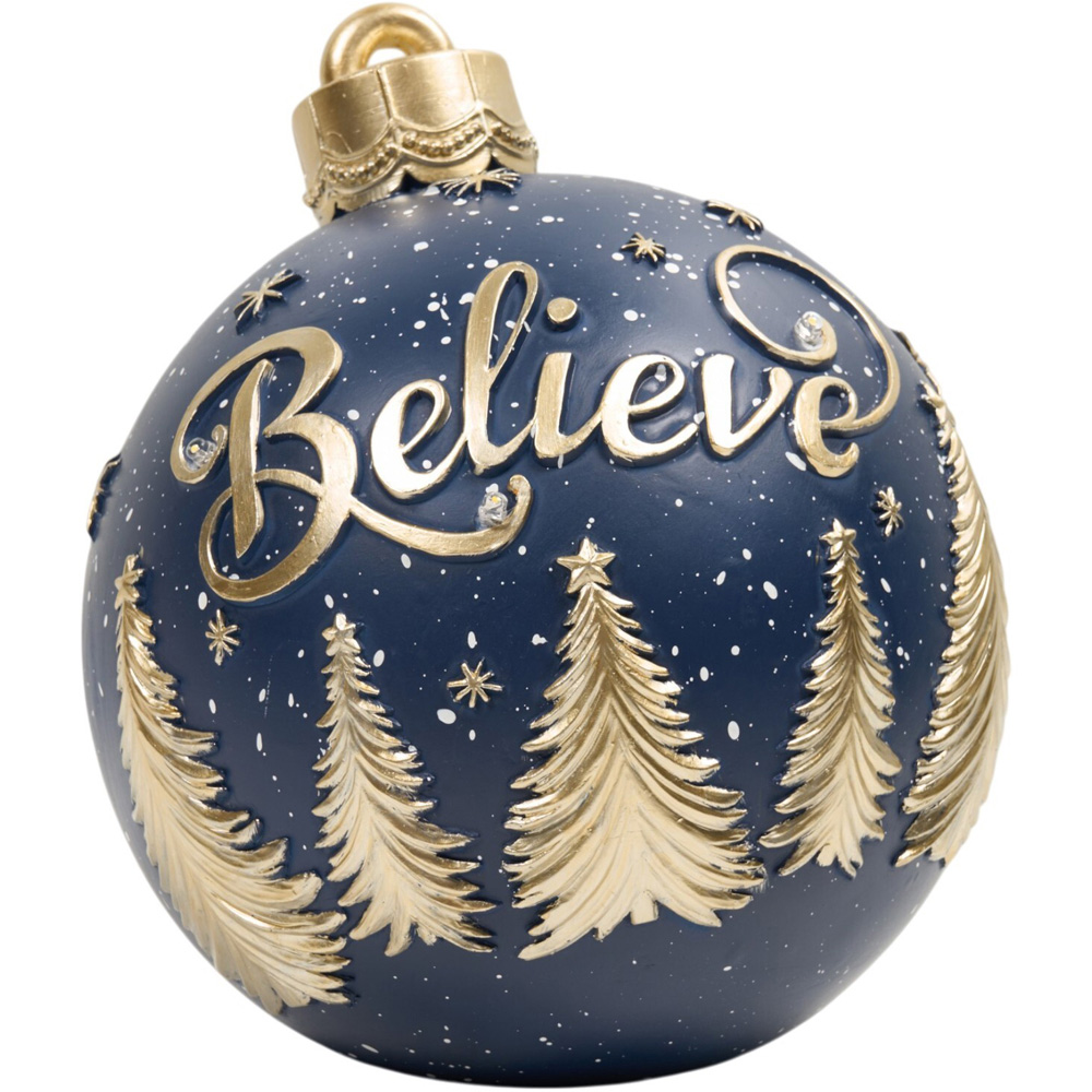 Believe Light Up Bauble Image 4