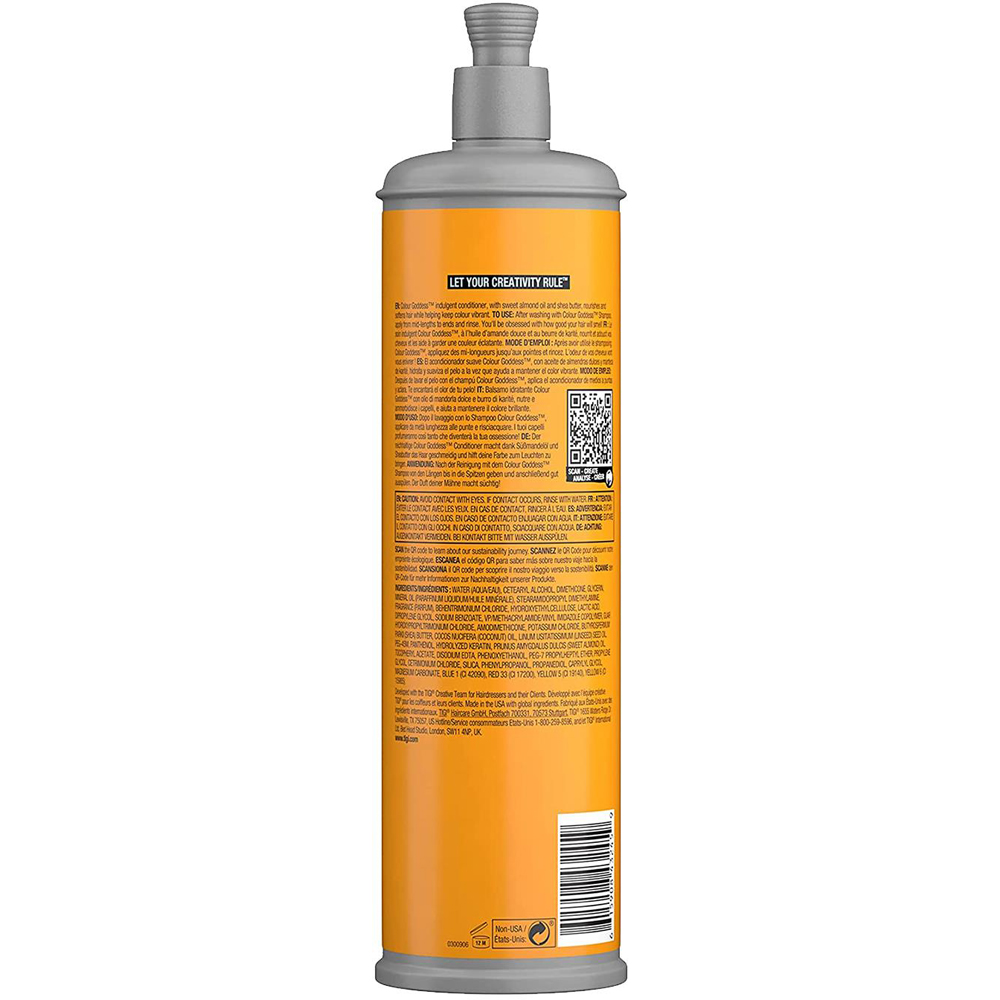 TIGI Bed Head Colour Goddess Coloured Hair Vibrant Care Conditioner 600ml 6 Pack Image 4