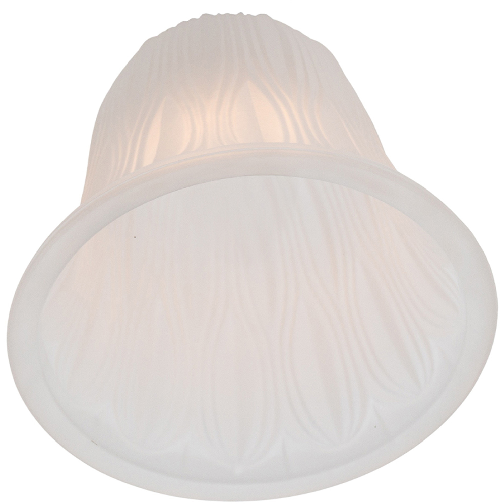 Happy Homewares Frosted Etched Glass Shade 2 Pack Image 6