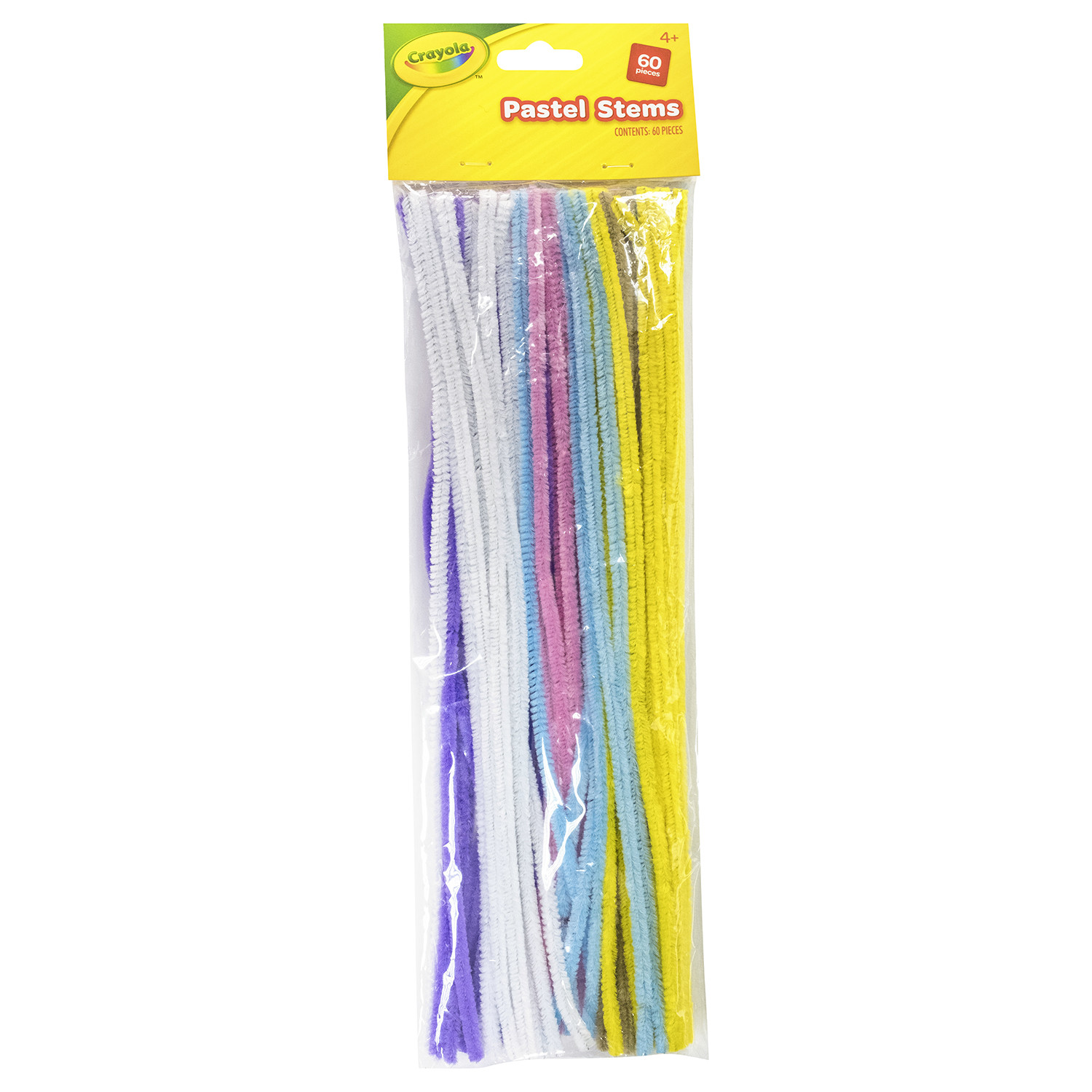 Pack of 60 Crayola Assorted Pastel Stems Image