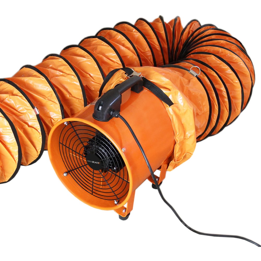 MonsterShop Maxblast 27020 250mm Dust Extractor with 12m Duct 320W Image 1